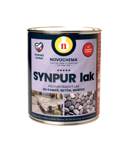Synpur lak je polyuretánový dvojzložkový lak na kameň, betón a murivo.