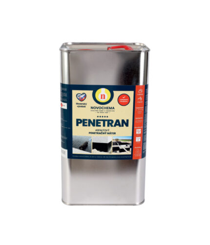 Penetran sa používa na penetráciu omietok, betónu a tehlového muriva pod krycie nátery asfaltového izolačného laku.