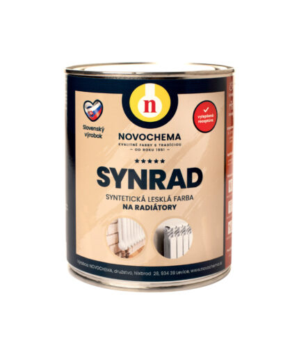 Synrad je lesklá syntetická farba určená na radiátory.