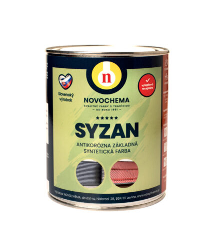Základný antikorózny náter pod syntetické a vodou riediteľné náterové hmoty.