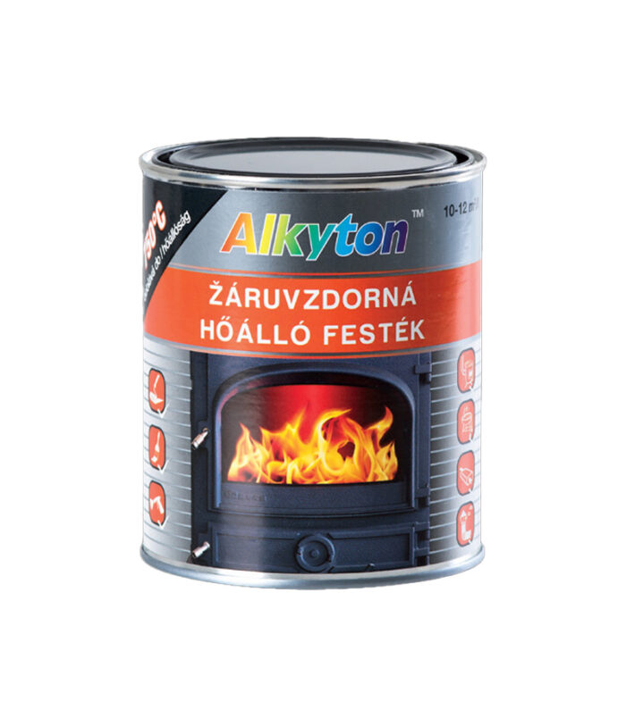 Žiaruvzdorná farba s vysokou tepelnou odolnosťou až do 750°C, ktorá chráni a esteticky upravuje tepelne namáhané povrchy a chráni pred ich koróziou. Ohňovzdorná farba vhodná na krb a gril.
