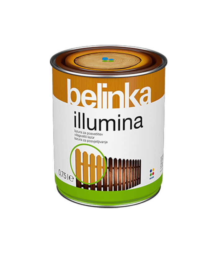 Illumina je lazúrovací náter pre zosvetlenie tmavých lazúr.