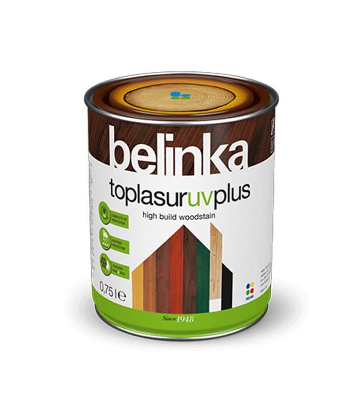 Toplasur UV Plus je hrubovrstvová lazúra, ktorá je zvlášť vhodná na ochranu dreva, ktoré je vystavené horším poveternostným vplyvom.