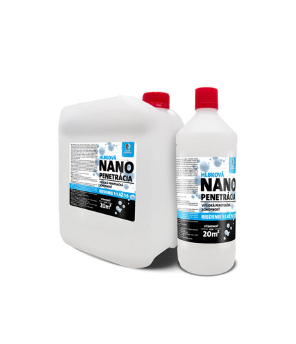NANO Penetrácia je špeciálny penetračný náter s hĺbkovým účinkom, určený pre zvýšenie súdržnosti a obmedzenie nasiakavosti všetkých anorganických podkladov v interiéroch a exteriéroch.