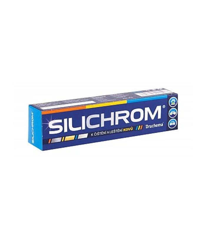 Silichrom umožňuje účinne vyčistiť a vyleštiť zájdené povrchy kovových predmetov, chrómovaných, niklovaných, taktiež  z nerezu, hliníka, mosadze a pod.