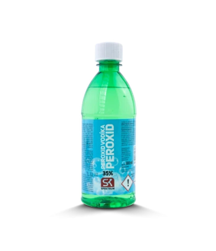 Peroxid vodíka 35% sa používa na bielenie trofejí.