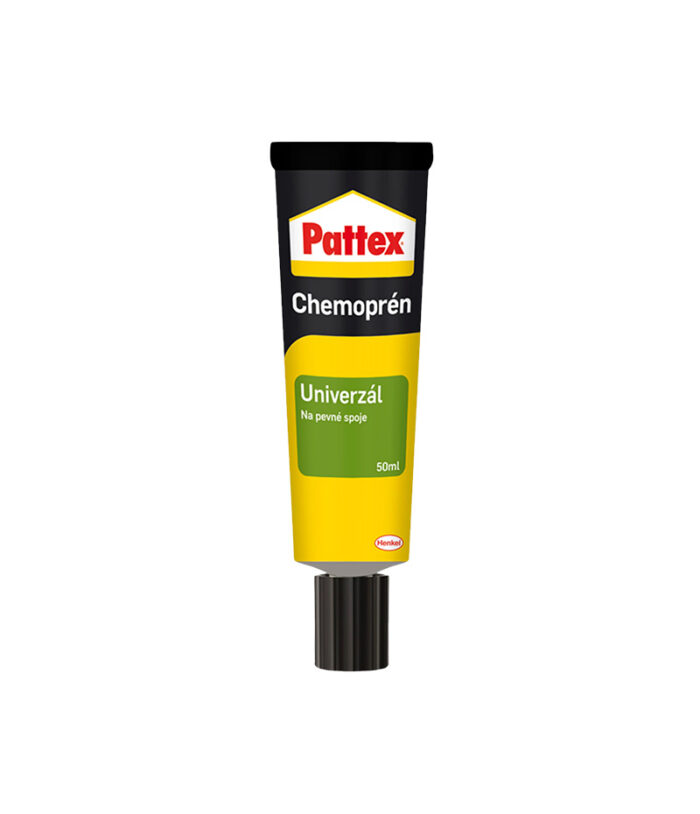PATTEX Chemoprén Univerzál je univerzálne kontaktné lepidlo. Umožňuje lepenie akéhokoľvek materiálu, a to aj v náročných podmienkach.