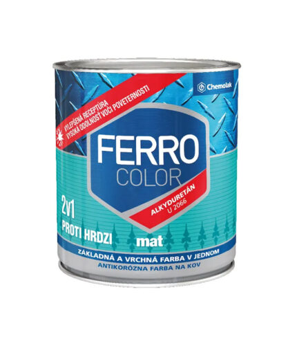 Ferro Color U 2066  je alkyduretánová farba s antikoróznou ochranou. Používa sa ako základný i vrchný náter v jednom (2v1) na kovové povrchy: oceľ, železo, hliník a zoxidovaný pozinkovaný materiál.