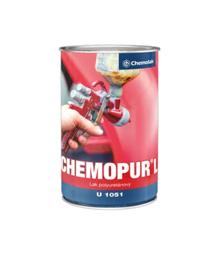 Chemopur U 1051 je určený ako vrchný lesklý transparentný náter na polyuretánové emaily, predovšetkým metalizované odtiene.