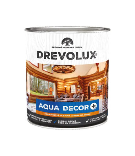 Drevolux je vysoko kvalitná olejová tixotropná bezfarebná vodou riediteľná lazúra na drevo so zvýšenou poveternostnou odolnosťou a s prídavkom vosku.
