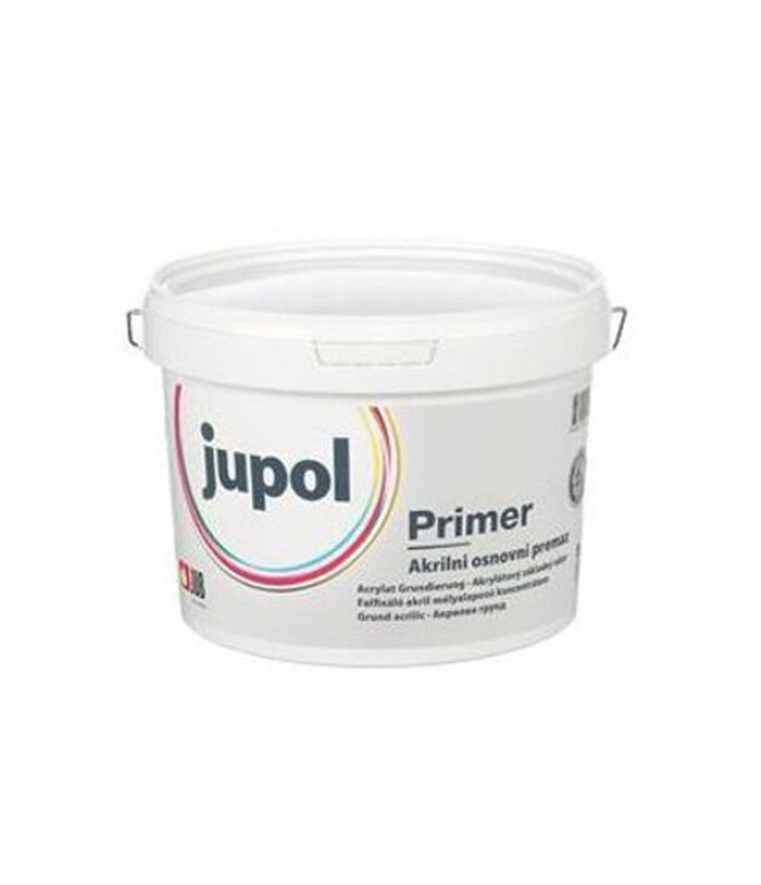 JUPOL PRIMER je vodná disperzia polymérnych spojív a jemných plnív, používa sa výhradne ako základný vnútorný náter