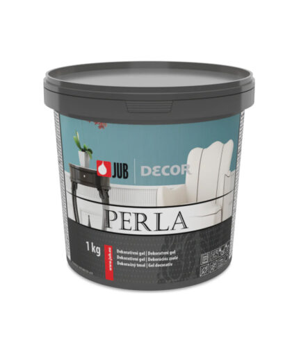 DECOR Perla je polo transparentný akrylátový gél používaný na dekoratívnu ochranu vnútorných stenových povrchov v obytných budovách, ako aj v nemocniciach, školách, materských školách,
