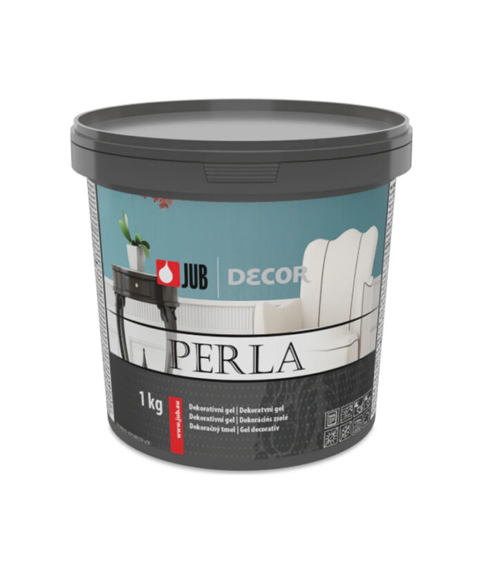 DECOR Perla je polo transparentný akrylátový gél používaný na dekoratívnu ochranu vnútorných stenových povrchov v obytných budovách, ako aj v nemocniciach, školách, materských školách,