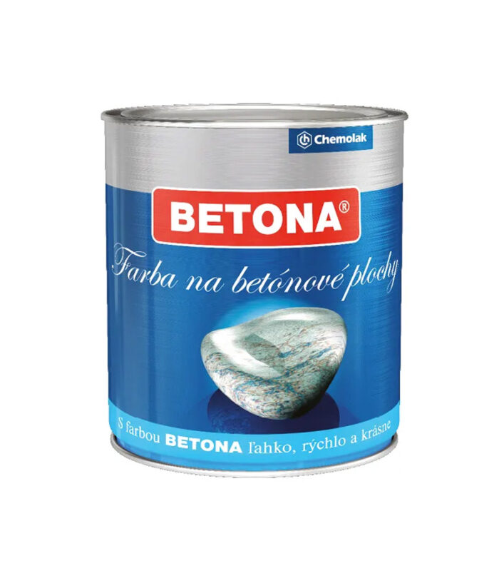 Betona je alkyduretánová farba určená na nátery betónových povrchov v interiéri a exteriéri.