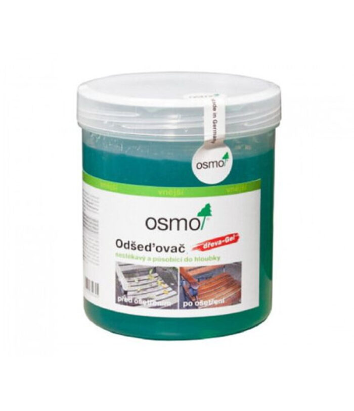 Osmo odšeďovač dreva gél je vysokoúčinný čistiaci gél, na očistenie zašednutého dreva vo vonkajších priestoroch.