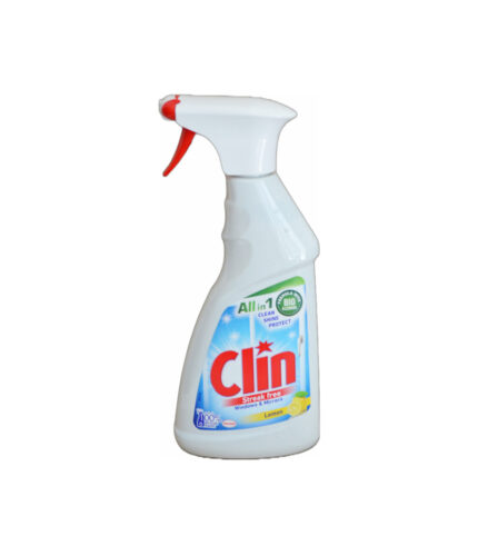 Čistič okien Clin All in 1 Lemon s citrusovou vôňou a zložením s obsahom alkoholu zanecháva sklenené povrchy bez šmúh a lesklé aj bez náročného leštenia.