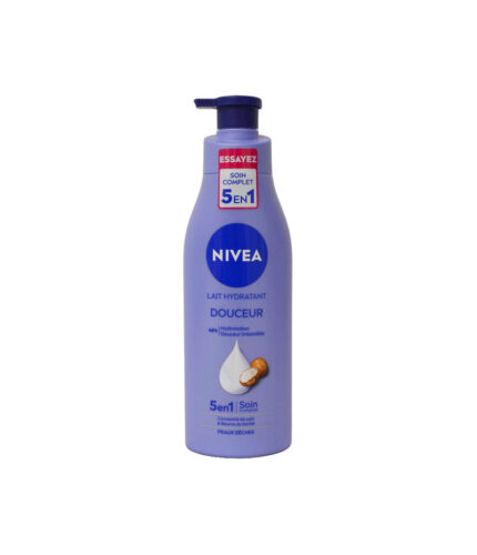 Telové mlieko Nivea Dry skin je vhodné pre suchú pokožku.