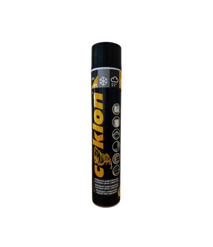 PU pena Cyklon pištoľová 750 ml je jednokomponentná montážna pena na báze polyuretánu.