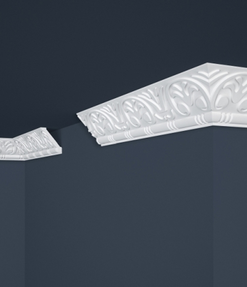 colormika.sk-marbet-design-stropná-lišta-B13 Stropná lišta s výrazným ornamentom je ideálna na maskovanie nedokonalostí v spojení medzi stropom a stenou.