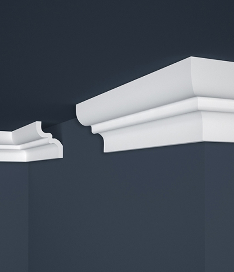 Klasická stropná lišta.