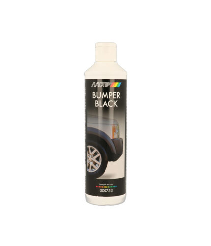 Obnovte farbu a lesk nárazníkov jednoducho pomocou prípravku MOTIP Bumper Black.