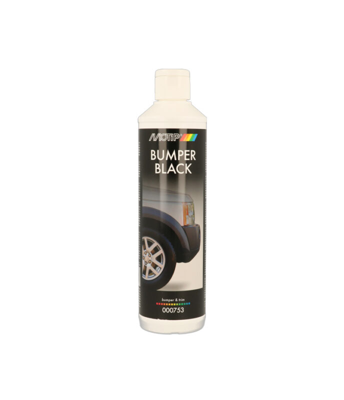 Obnovte farbu a lesk nárazníkov jednoducho pomocou prípravku MOTIP Bumper Black.