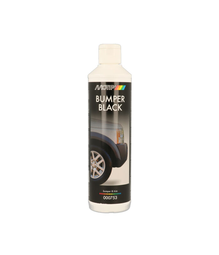 Obnovte farbu a lesk nárazníkov jednoducho pomocou prípravku MOTIP Bumper Black.
