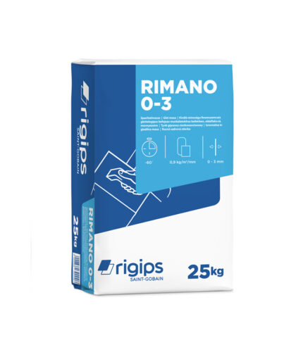 Rimano 0-3 je veľmi jemná sadrová stierka.