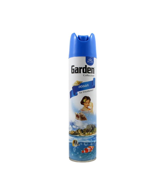 Osviežovač vzduchu Garden Collection Ocean so sviežou vôňou mora prevonia váš domov. Zanecháva závan sviežosti po niekoľko hodín. Eliminuje zápach.
