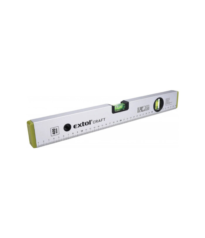 Presnosť 1mm/1m=0,058°, elektronicky testované, hrúbka profilu 1,7mm, libely z akrylového skla.