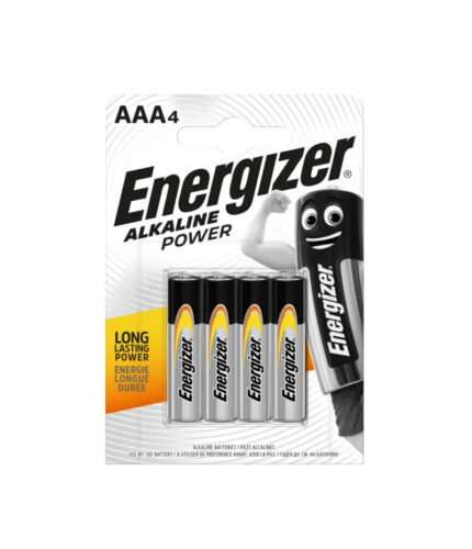 Alkalické batérie značky Energizer majú extrémne dlhú životnosť a sú vhodné pre rôzne typy spotrebičov (hodiny, ovlávače, baterky..).