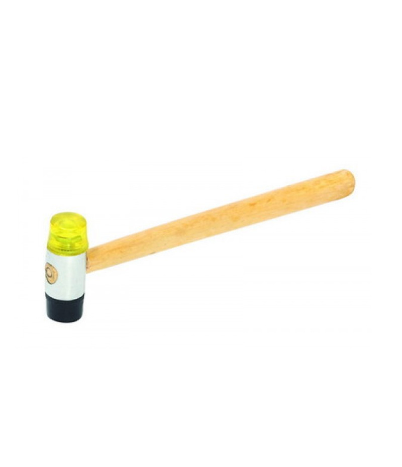 colormika.sk-silikonove-kladivo Kladivo silikónové, priemer 30mm, drevená rukoväť