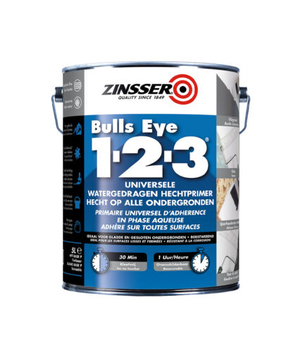 Univerzálny akrylový vodou riediteľný náter blokujúci škvrny, zaisťujúci priľnavosť na hladké povrchy.