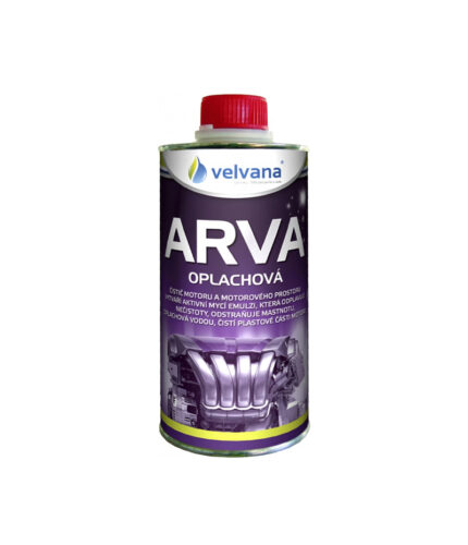 Návod na použitie Pred použitím dôkladne pretrepte. Čistič motorov používajte nezriedený. Na jednotlivé súčiastky nastriekajte rozprašovacím zariadením alebo naneste štetcom tak, aby bol ošetrený predmet dokonale umytý. Menšie súčiastky možete do Arvy ponoriť. Na predmety nechajte prípravok pôsobiť 5-10 minút a potom opláchnite väčším množstvom vody tak, aby na čistených predmetoch nezostala ani stopa emulzie, ktorú Arva s vodou vytvára. Na silnejšie vrstvy nečistôt nechajte pôsobiť prípravok dlhšie. Pri používaní Arvy zakryte elektrické časti plastovou prikrývkou alebo impegrovaným papierom.