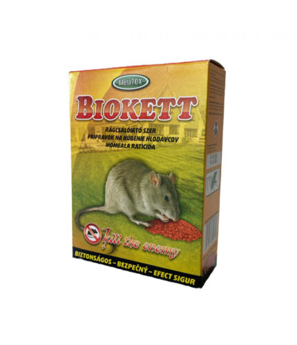 Návnada na hubenie hlodavcov Biokett zrno je ideálnym riešením pre tých, ktorí hľadajú efektívnu a ekologickú metódu, ako sa zbaviť myší a potkanov v domácnosti, na záhrade alebo v podnikoch.
