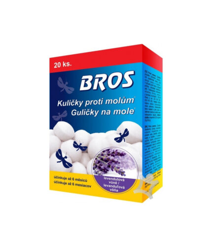 Guličky proti moliam chránia odevy, textílie a kožušiny pred moľami. Likvidujú dospelých jedincov, ich vajíčka aj larvy.
