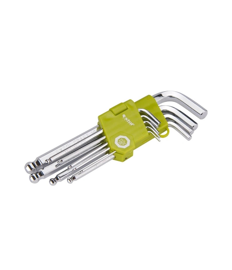 colormika.sk-imbusove-kluce-s-gulockou-extol Sada imbusových kľúčov v tvare L pre maximálne využitie vynaloženej sily.