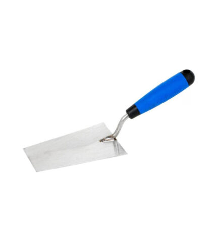 Lyžica nerezová, štukatérska, zváraná.