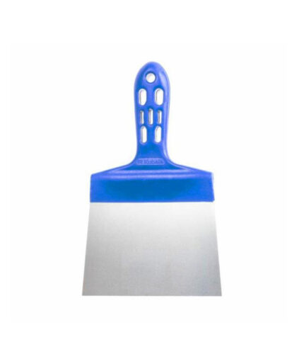 Špachtľa nerezová vhodná na roztieranie sadry alebo iných tmeliacich hmôt či na odstraňovanie starej maľby a náterov.