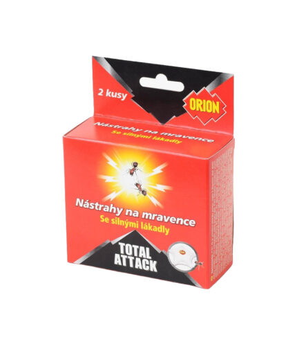 Mravce sa občas vyskytujú v miestach, kde nie sú vítaní. Na tento účel slúži lapač hmyzu Orion Total attack, ktorý spoľahlivo pritiahne mravce do pasce.
