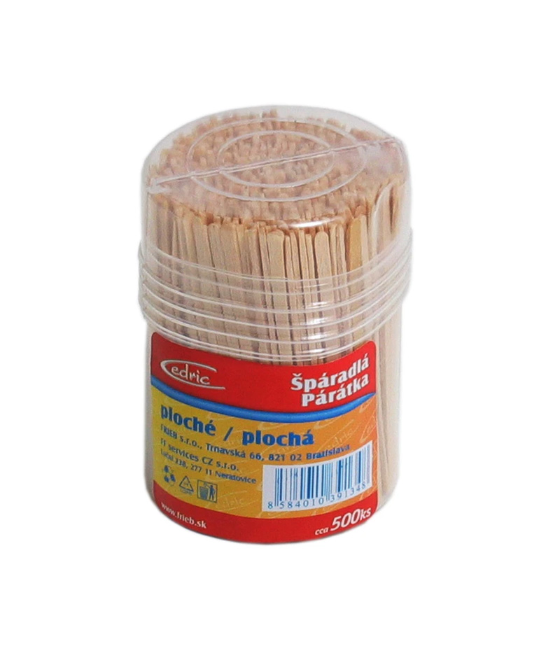 colormika.sk-sparadla-ploche Balenie 500 kusov menších špáradiel plochých.